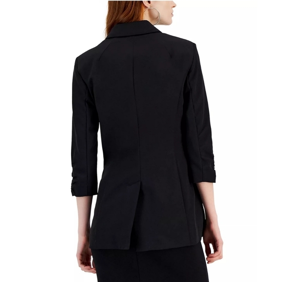 INC International Concepts Women's Menswear Blazer Black XXL - Picture 2 of 11